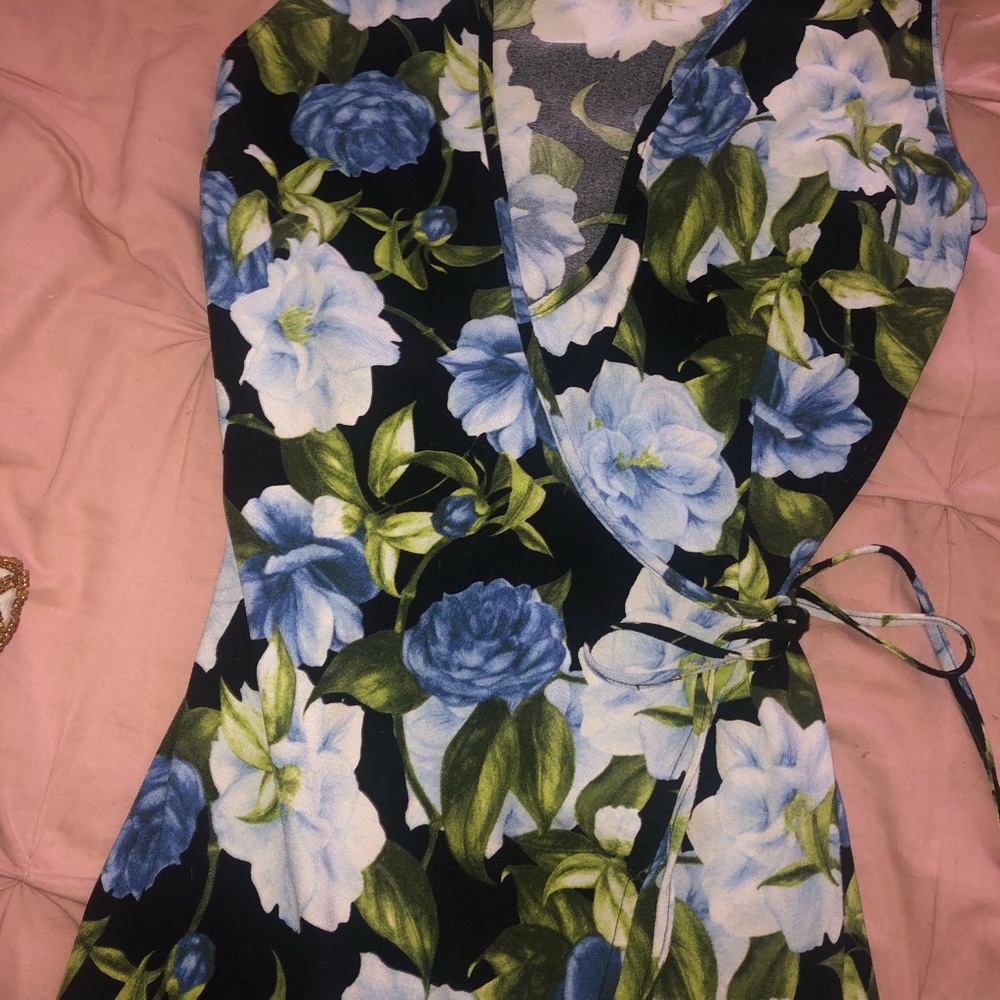 American Apparel wrap maxi dress